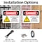 Signmission Electrocution Hazard Crane Danger Sign, Plastic, 10in W x 7in L, 2PK OS-2PACK-DS-P-710-L-1764 - alternate 2